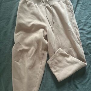 Nike Tan Joggers with Logo
